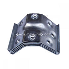 Custom Zinc Plated Steel Table Leg Corner Bracket